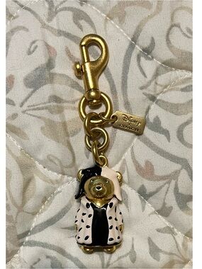 Coach Disney Cruella Deville Bag Charm Keychain!